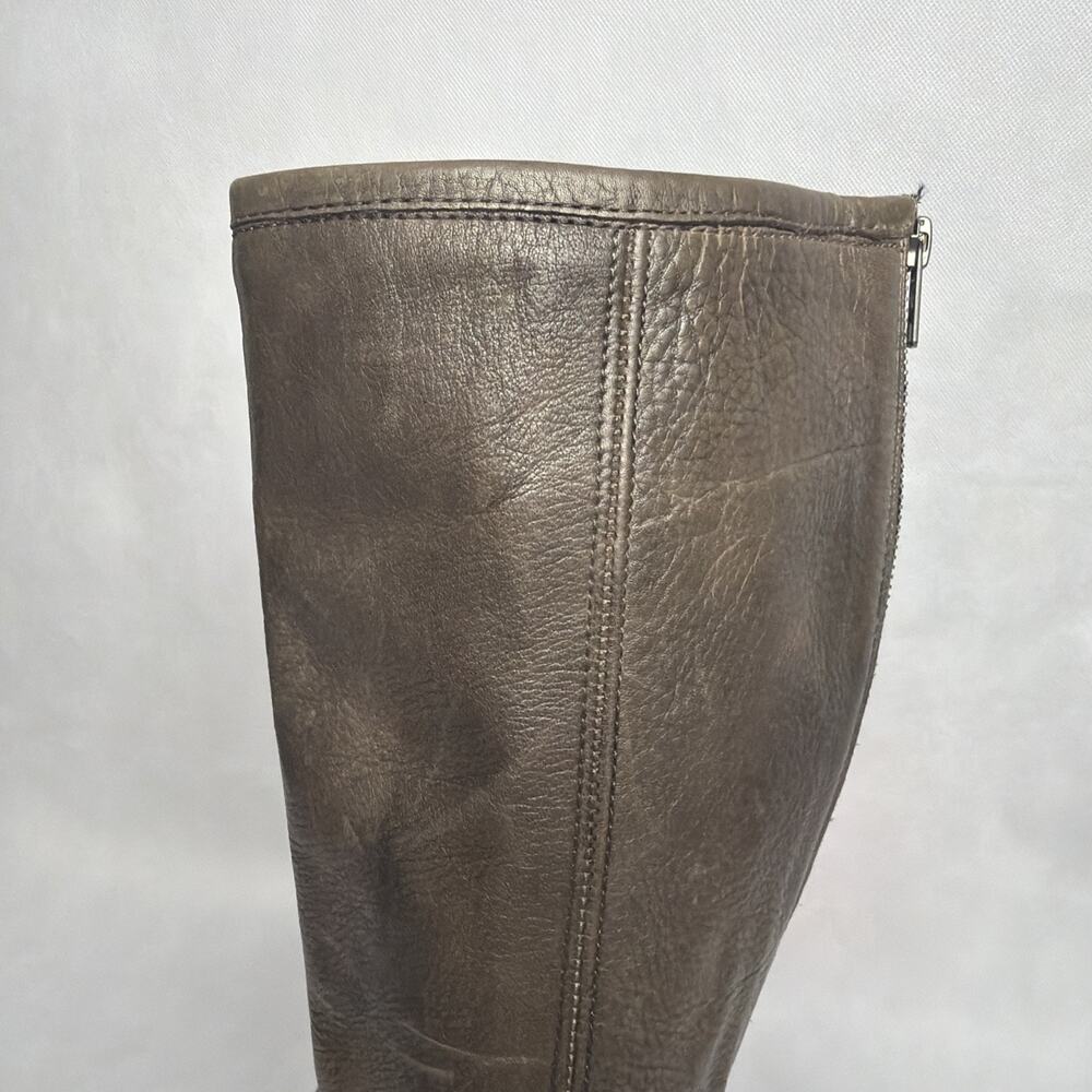 Frye Phillip Harness Tall Women's Leather Boots, Dark Brown, Size 7.5B - Picture 4 of 12